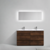 KEETCHEN AUSTIN 60″ DOUBLE SINK ROSEWOOD 6 DRAWER VANITY - Image 5