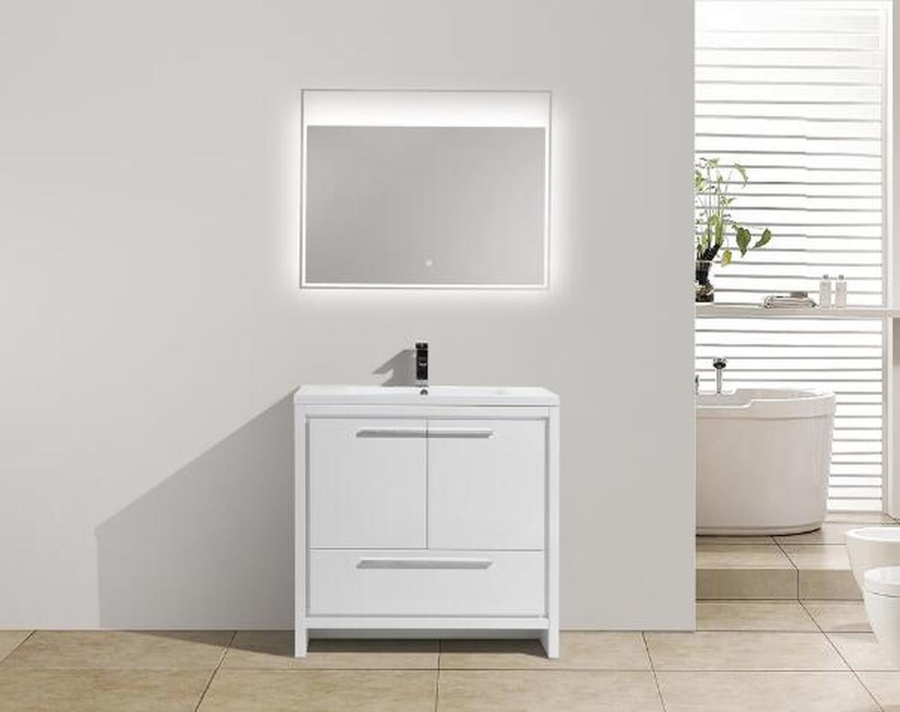 High Gloss Acrylic Bathroom Vanity