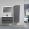 KEETCHEN OSLO 36" HIGH GLOSS GREY BATHROOM VANITY - Image 4