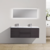 KEETCHEN OSLO 60" DOUBLE SINK GREY OAK VANITY - Image 2