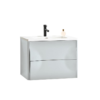 COLMAR 30” LIGHT GRAY WALL MOUNT MODERN BATHROOM VANITY