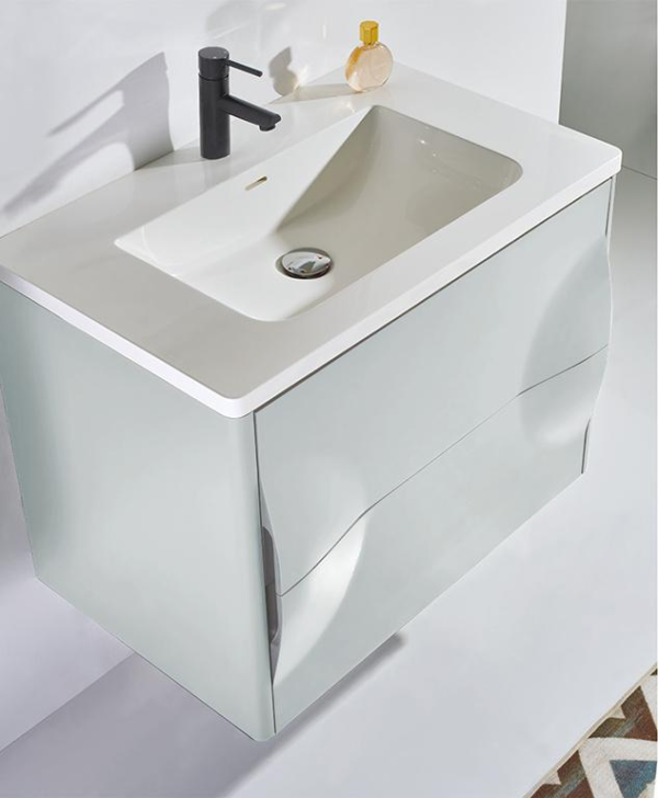 COLMAR 30” LIGHT GRAY WALL MOUNT MODERN BATHROOM VANITY