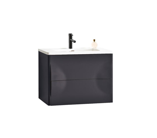 COLMAR 30” DARK GRAY WALL MOUNT MODERN BATHROOM VANITY