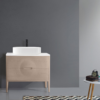 COLMAR 36” WHITEWASH OAK FREE STANDING MODERN BATHROOM VANITY