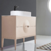 COLMAR 36” WHITEWASH OAK FREE STANDING MODERN BATHROOM VANITY