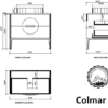COLMAR 36” WHITEWASH OAK FREE STANDING MODERN BATHROOM VANITY