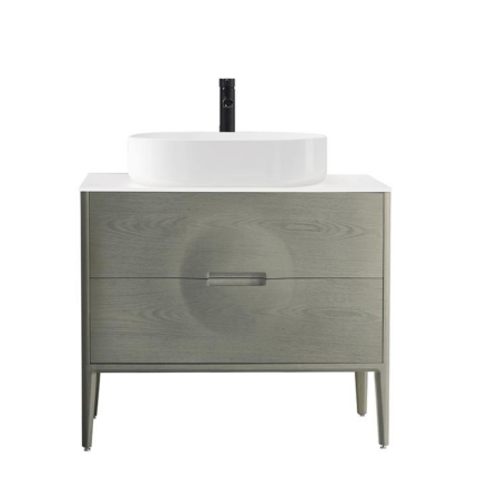 COLMAR 36” OLIVE GREEN FREE STANDING MODERN BATHROOM VANITY