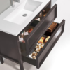 ANNECY 36” CHARCOAL OAK FREE STANDING MODERN BATHROOM VANITY