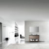 BIBURY 48” CHESTNUT OAK FREE STANDING MODERN BATHROOM VANITY