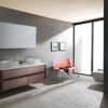 SINTRA 55” DARK WALNUT OAK WALL MOUNTED MODERN BATHROOM VANITY