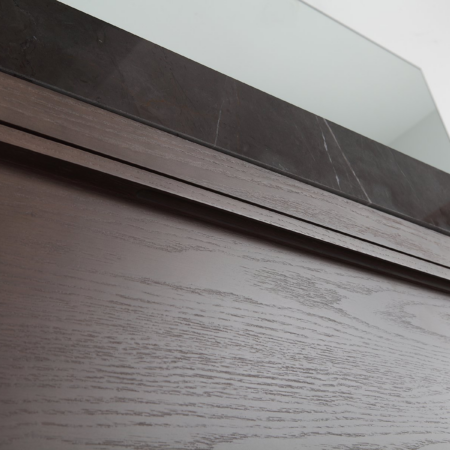 BIBURY 60” CHESTNUT OAK FREE STANDING MODERN BATHROOM VANITY