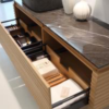 OCALA 60” MAPLE WALL MOUNT MODERN BATHROOM VANITY