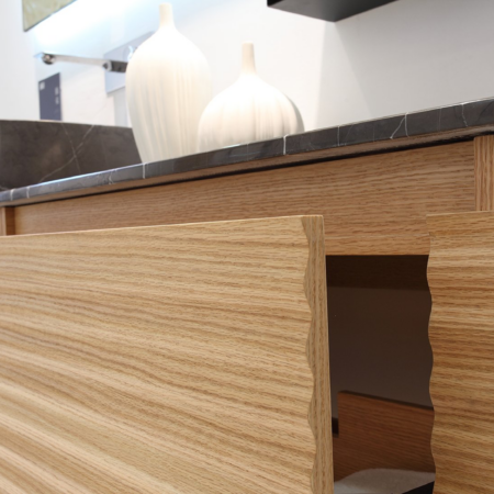 OCALA 60” MAPLE WALL MOUNT MODERN BATHROOM VANITY