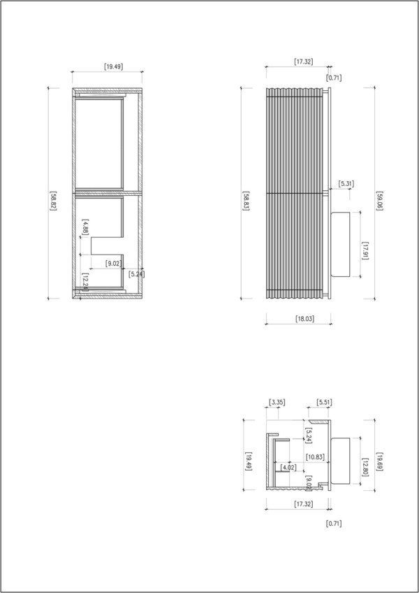 OCALA 60” MAPLE WALL MOUNT MODERN BATHROOM VANITY