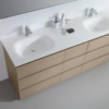 ROTHENBURG 72” GOLDEN OAK FREESTANDING MODERN BATHROOM VANITY