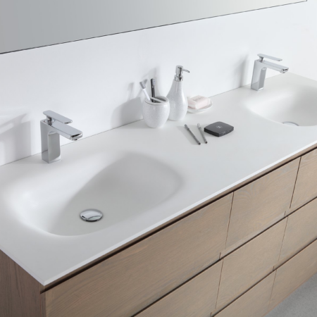 ROTHENBURG 72” GOLDEN OAK FREESTANDING MODERN BATHROOM VANITY
