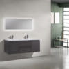 KEETCHEN OSLO 60" DOUBLE SINK GREY OAK VANITY - Image 4