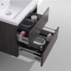 KEETCHEN OSLO 24" BLACK GREY OAK MODERN BATHROOM VANITY - Image 2