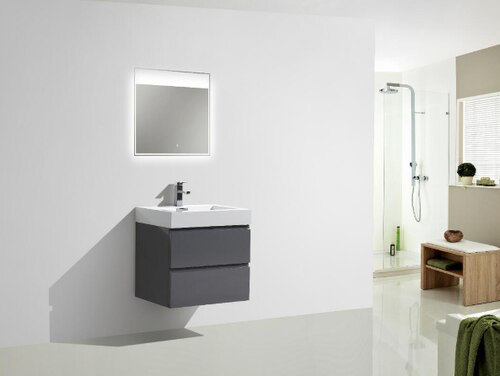 24 High Gloss Grey Bathroom Vanity Keetchen