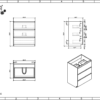 KEETCHEN AUSTIN 30″ ASH-GRAY BATHROOM VANITY - Image 2