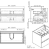 KEETCHEN OSLO 30" HIGH GLOSS GREY BATHROOM VANITY - Image 6
