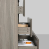 MOA 48″ MAYPLE GREY MODERN BATHROOM VANITY W/ 3 DRAWERS AND ACRYLIC SINK