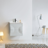 COLMAR 24” LIGHT GRAY WALL MOUNT MODERN BATHROOM VANITY