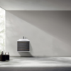 GOREME 30” SMOKE GRAY OAK WALL MOUNT MODERN BATHROOM VANITY