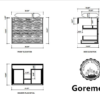 GOREME 30” SMOKE GRAY OAK WALL MOUNT MODERN BATHROOM VANITY