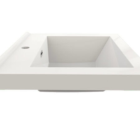 KEETCHEN HELSINKI 24" Rose Wood Wall Mounted Modern Vanity - Image 7