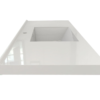 KEETCHEN HELSINKI 48" Gloss White Wall Mounted Modern Vanity - Single Sink - Image 6