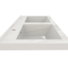KEETCHEN HELSINKI 48" Rose Wood Wall Mounted Modern Vanity - Double Sink - Image 8