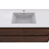 KEETCHEN HELSINKI 48" Rose Wood Wall Mounted Modern Vanity - Single Sink - Image 5