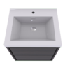 KEETCHEN HELSINKI 30" Grey Oak Wall Mounted Modern Vanity - Image 5