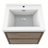 KEETCHEN HELSINKI 30" Teak Oak Wall Mounted Modern Vanity - Image 4