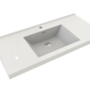 KEETCHEN HELSINKI 42" Grey Oak Wall Mounted Modern Vanity - Image 6