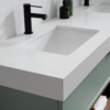 KARTON REPUBLIC MARFA 60” ALOE GREEN/WALNUT WALL MOUNT MODERN BATHROOM VANITY - Image 10