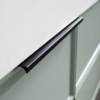 KARTON REPUBLIC MARFA 60” ALOE GREEN/WALNUT WALL MOUNT MODERN BATHROOM VANITY - Image 12