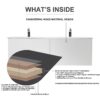 KARTON REPUBLIC RONDA 30” SMOKE GRAY OAK WALL MOUNT MODERN BATHROOM VANITY - Image 6