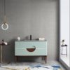 KARTON REPUBLIC BURANO 48” ALOE GREEN FREESTANDING MODERN BATHROOM VANITY - Image 5