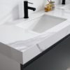KARTON REPUBLIC MANAROLA 48” DARK GRAY WITH THICK QUARTZ WALL MOUNT MODERN BATHROOM VANITY - Image 6