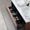 KARTON REPUBLIC RONDA 55” DARK BLUE WALL MOUNT MODERN BATHROOM VANITY - Image 4
