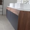 KARTON REPUBLIC RONDA 55” DARK BLUE WALL MOUNT MODERN BATHROOM VANITY - Image 5