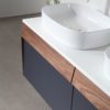 KARTON REPUBLIC RONDA 55” DARK BLUE WALL MOUNT MODERN BATHROOM VANITY - Image 7