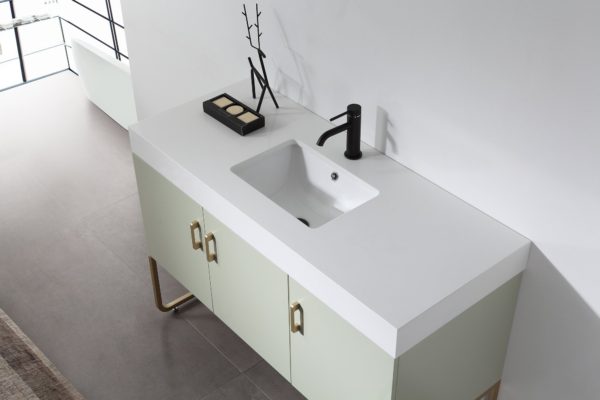 KARTON REPUBLIC VEEMON 48” PINE MIST DUAL MOUNT MODERN BATHROOM VANITY - Image 3