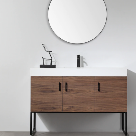 Karton Republic 30" Shell Mirror in Matte Black - Image 2