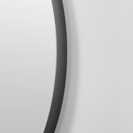 Karton Republic 30" Shell Mirror in Matte Black - Image 3