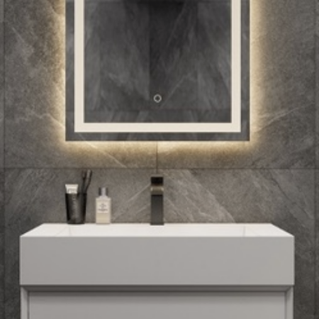 KEETCHEN Dallas 30" Floating Vanity in Gloss White - Image 2
