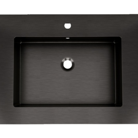 KEETCHEN Dallas 30" Floating Vanity in Gray Oak - Image 5