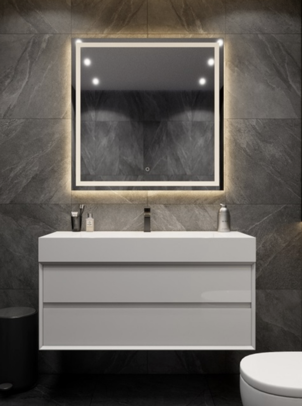 KEETCHEN Dallas 48" Floating Vanity in Gloss White - Image 2